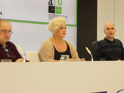 Presentación del Congreso Internacional: Marcelino Iriondo, Maite Peña eta Mikel Malcorra