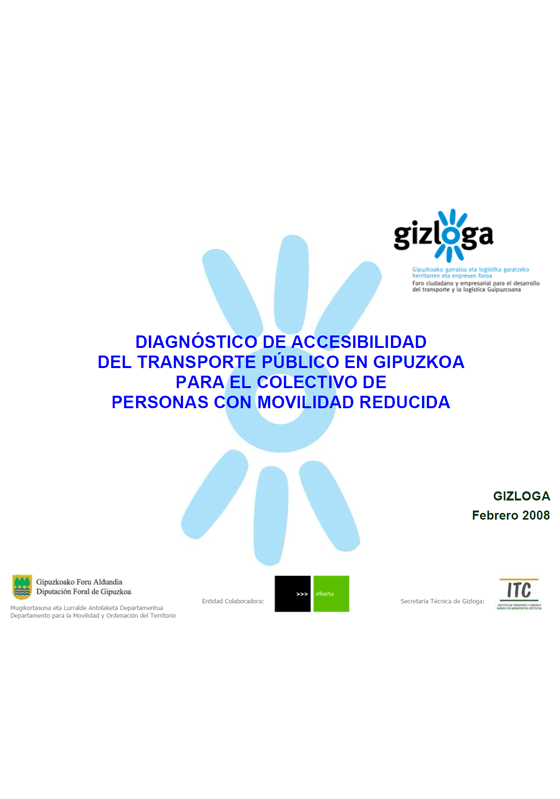 Diagnóstico Accesibilidad del Transporte Público en Gipuzkoa (gazteleraz)